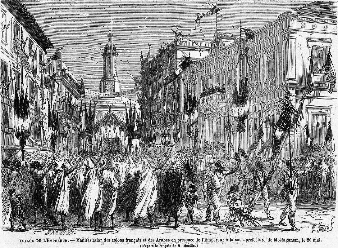 2- Voyages de l'Empereur Napoleon III en Algerie- Mostaganem 2.jpg